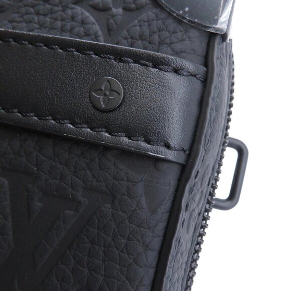 LOUIS VUITTON Handle ・ Soft Trunk Monogram/Taurillon Leather Noir M59163 - Picture 5 of 12